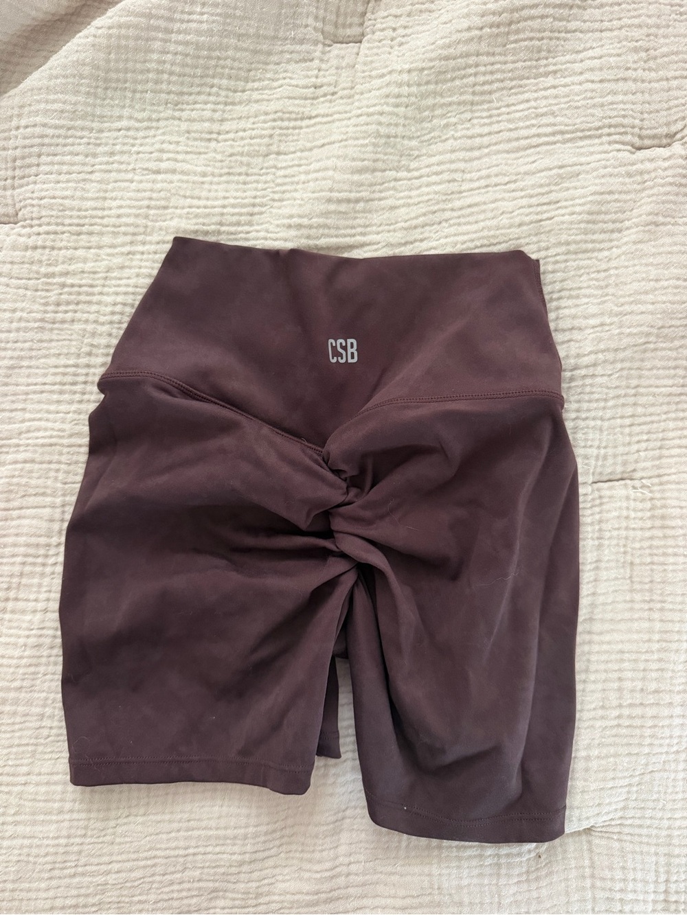 CSB Fade Scrunch Shorts - Truffle